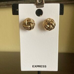 Express Twisted Gold Earrings